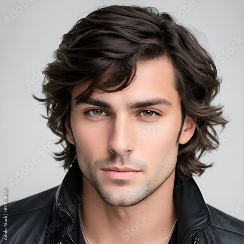 Men's hairstyles catalogue  long side fringe haircut