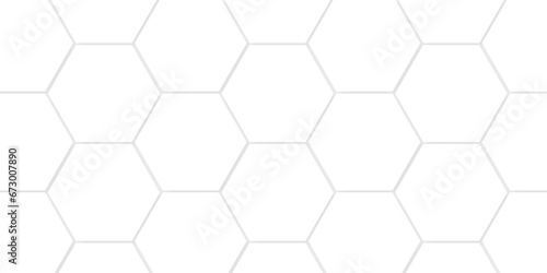 Background with hexagons White Hexagonal Background. Luxury honeycomb grid White Pattern. Vector Illustration. 3D Futuristic abstract honeycomb mosaic white background. geometric mesh cell texture.