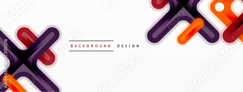 Cross line background minimal geometric template. Design for wallpaper, banner, background, landing page, wall art, invitation, prints, posters