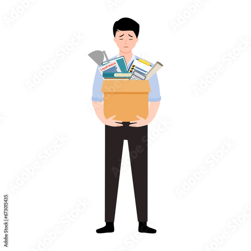 an occasion when a company stops employing someone, sometimes temporarily, because the company does not have enough money or enough work.