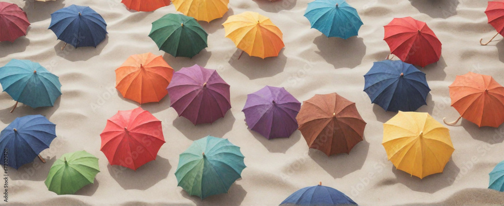 umbrellas on the beach umbrellas on the beach
