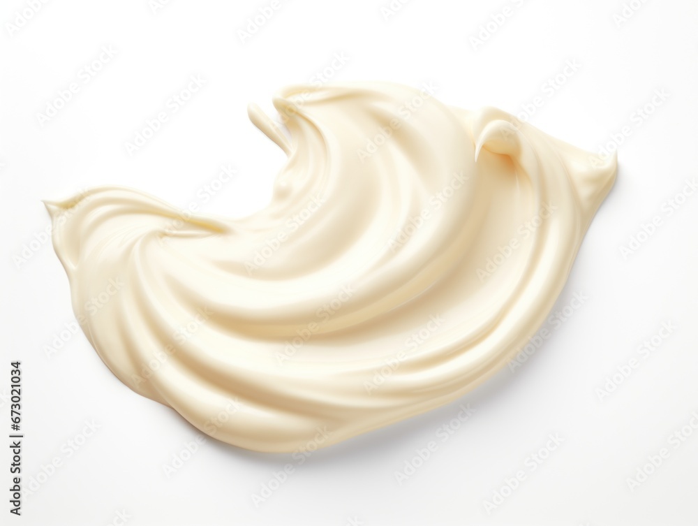 Cream isolated on white background Cream isolated on white background