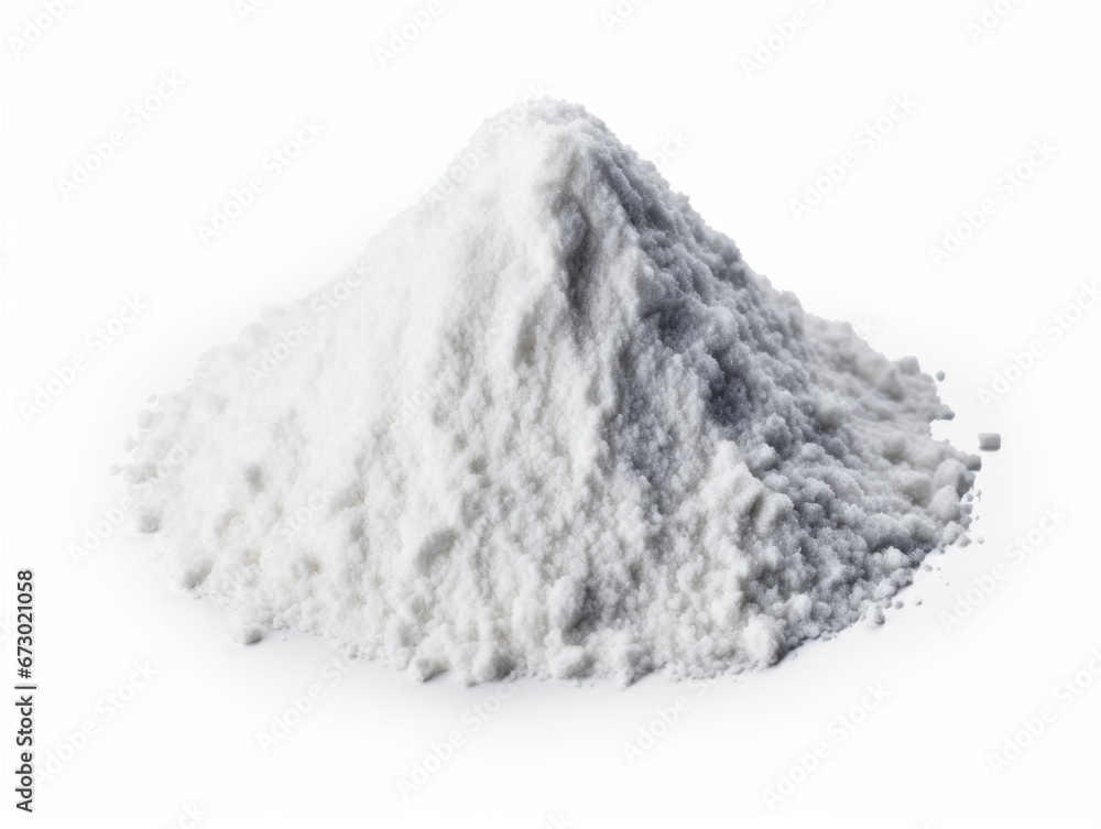 Leavening agent isolated on white background Leavening agent isolated on white background