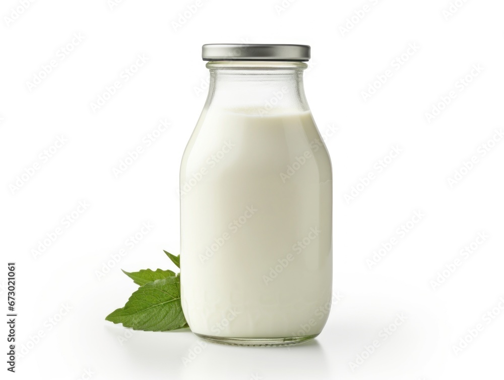 Kefir isolated on white background Kefir isolated on white background