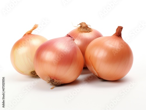 Wallpaper Mural Onions isolated on white background Torontodigital.ca