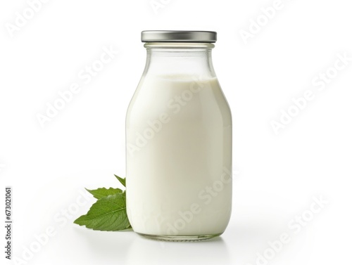Kefir isolated on white background