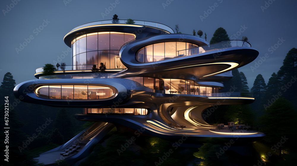 Futuristic House Concept House Future House Design 