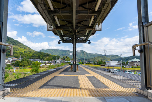 矢掛駅の風景（岡山県矢掛町）