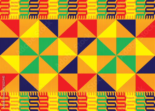 African ethnic native pattern.Traditional kente,ankara,kitenge,chitenge,capulana african wax print fabric pattern.Abstract vector motif pattern.For fabric,clothing,blanket,carpet,woven,wrap,decoration