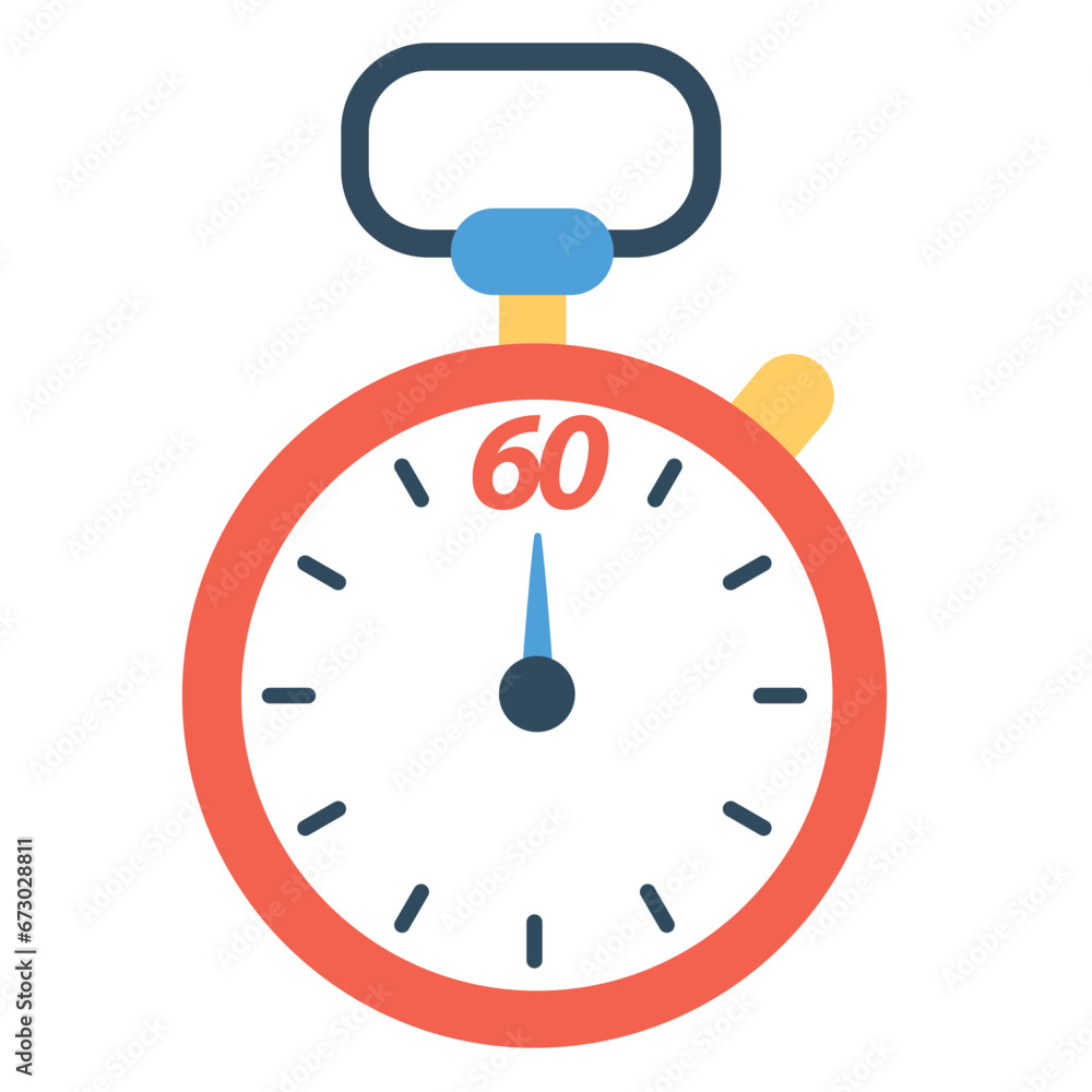 Countdown Timer in 60 Minutes or Second, Stopwatch Icon Countdown Timer in 60 Minutes or Second, Stopwatch Icon