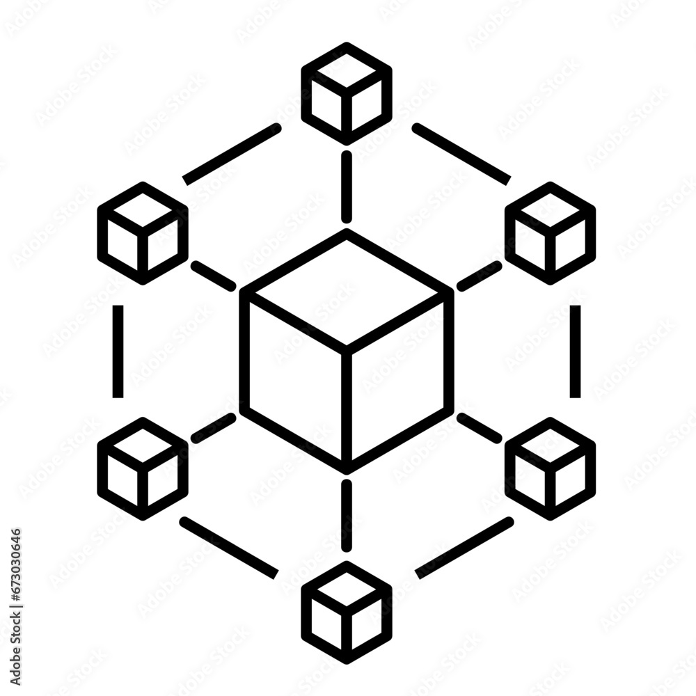 Blockchain Icon Blockchain Icon