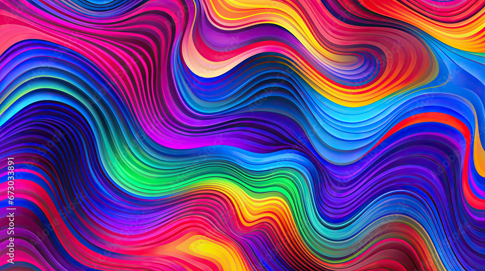 abstract colorful background with waves, colorful topological map pattern background texture.,abstract wavy swirls,  Bright colorful neon retro wallpaper backdrop,