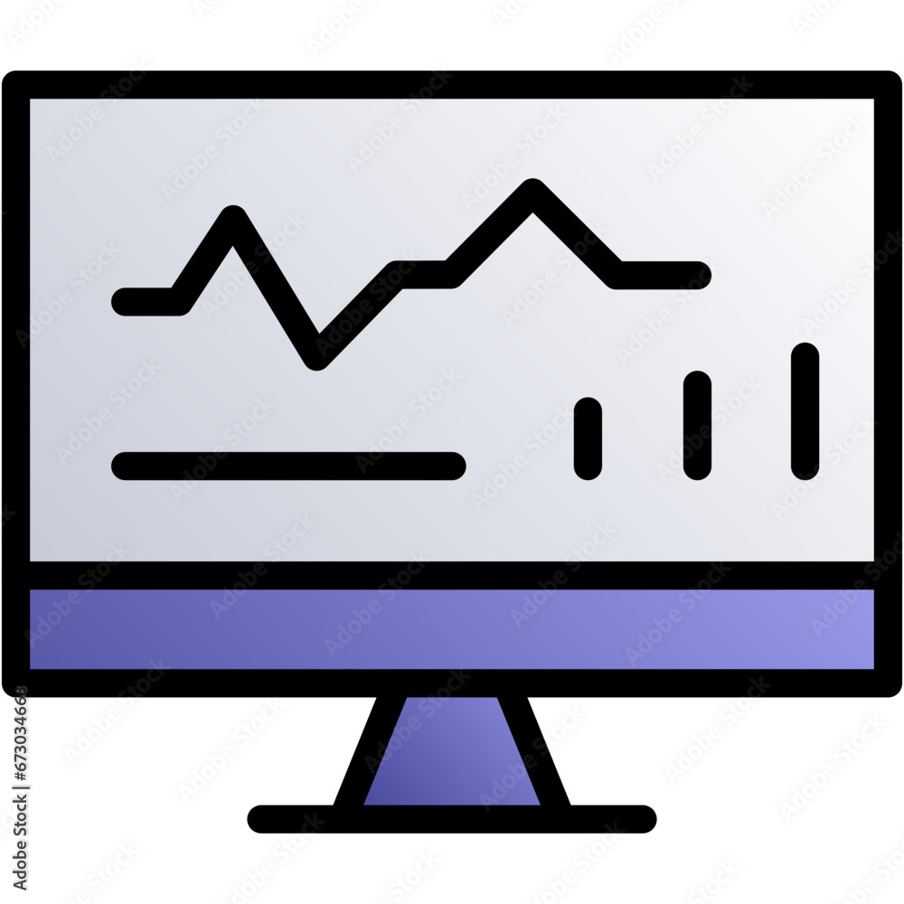 Monitoring vector design icon . svg Monitoring vector design icon . svg