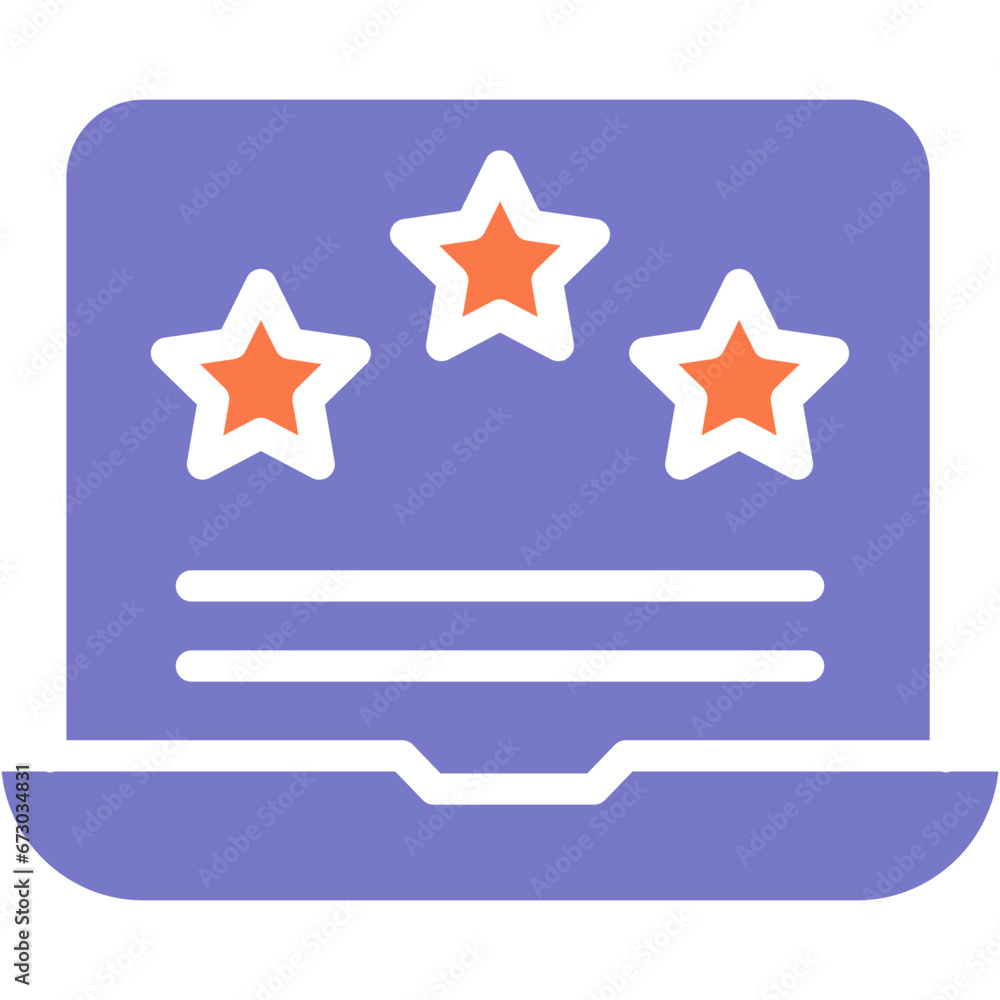 Website Rating vector design icon . svg Website Rating vector design icon . svg