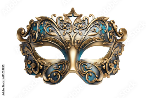 Carnival mask isolated on transparent background. Opera Mask. Venetian carnival mask