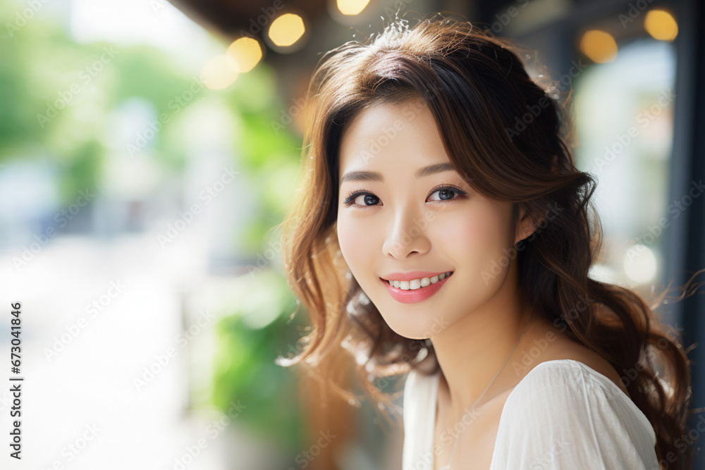 若くて美しい日本人女性ポートレート 若くて美しい日本人女性ポートレート