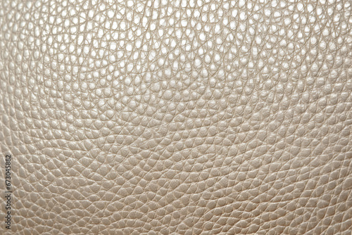 Close up white leather texture, background.
