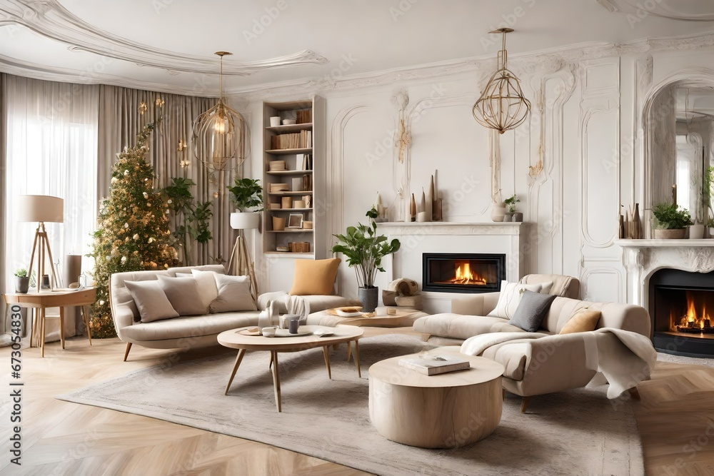 modern living room with fireplace modern living room with fireplace