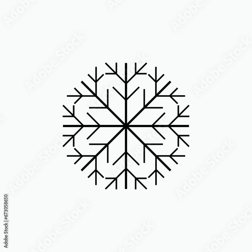 Frozen  Icon. Freeze Symbol - Vector Logo Template.