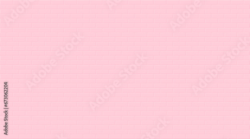 Pink brick wall background. Abstract geometric pattern