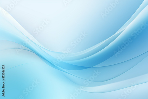 水色の曲線デザインの背景素材