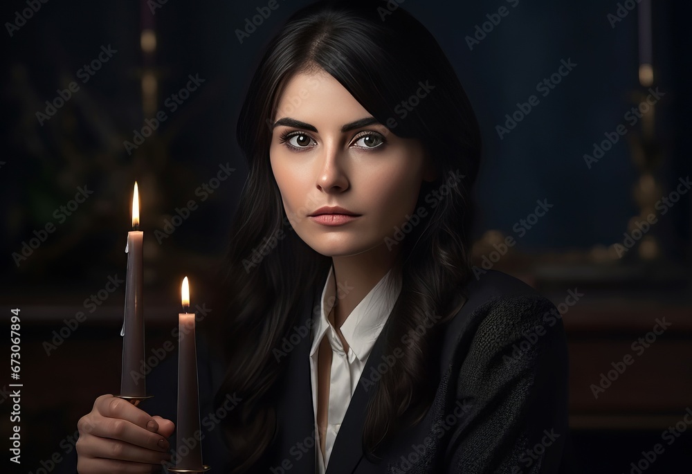 Esoteric woman beauty lady magic. Magical tribal girl in mystic room. Generate Ai Esoteric woman beauty lady magic. Magical tribal girl in mystic room. Generate Ai