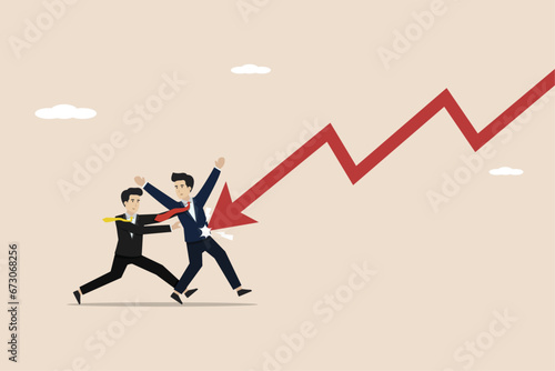 Colleagues' careers plummet, work team's burden, problems within the team, causes of business failure, causes of economic crisis, leaders encourage coworkers to cause economic crisis.