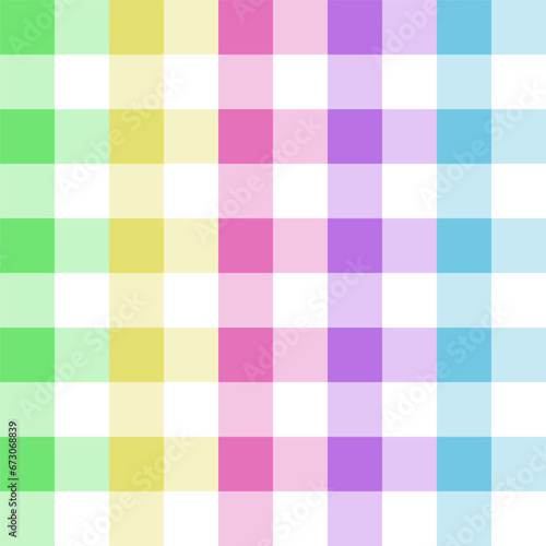 Pastel plaid background, seamless pattern, plaid cloth, pattern, background, vector, cartoon, illustration, tablecloth, picnic mat, wrapping paper, mat, cloth, textile, scarf.