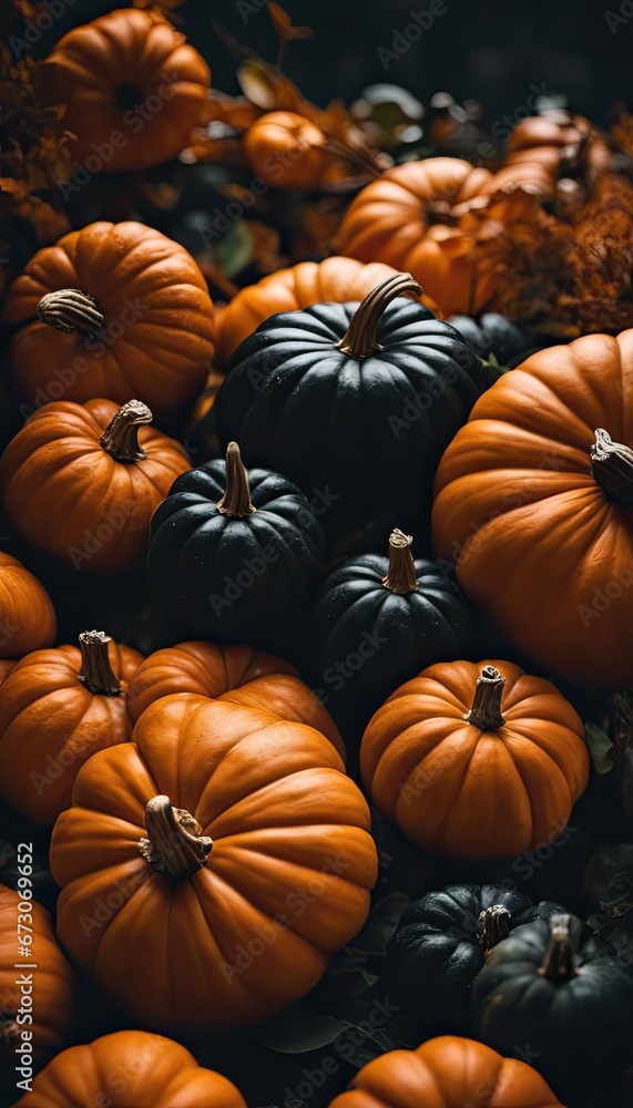 Close up pumpkins Close up pumpkins