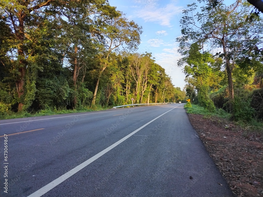 road in the countryside