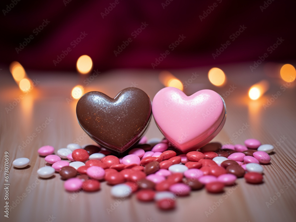 Romantic Chocolate Hearts
Romantic Chocolate Hearts