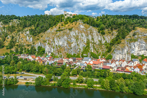 Der Naturpark Altm  hltal bei Essing in Niederbayern von oben