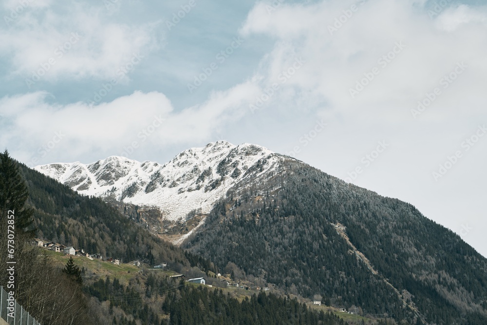 Dolomites mountains. Sunrise in the Italian Alps. Nature park hiking. The beauty of nature in Europe. Dolomites mountains. Sunrise in the Italian Alps. Nature park hiking. The beauty of nature in Europe.