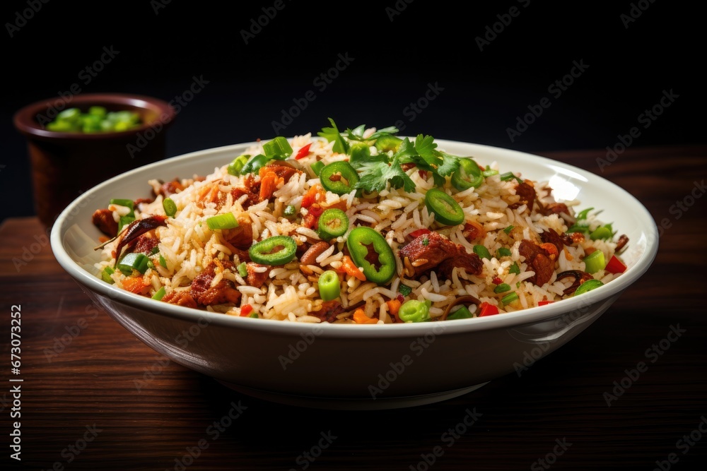 A mouthwatering photo of dirty rice A mouthwatering photo of dirty rice