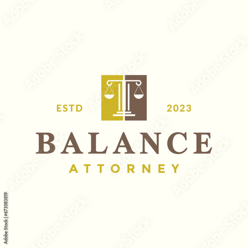 pillar law attorney firm advisor simple shape hipster classic luxury logo design vector icon illustration