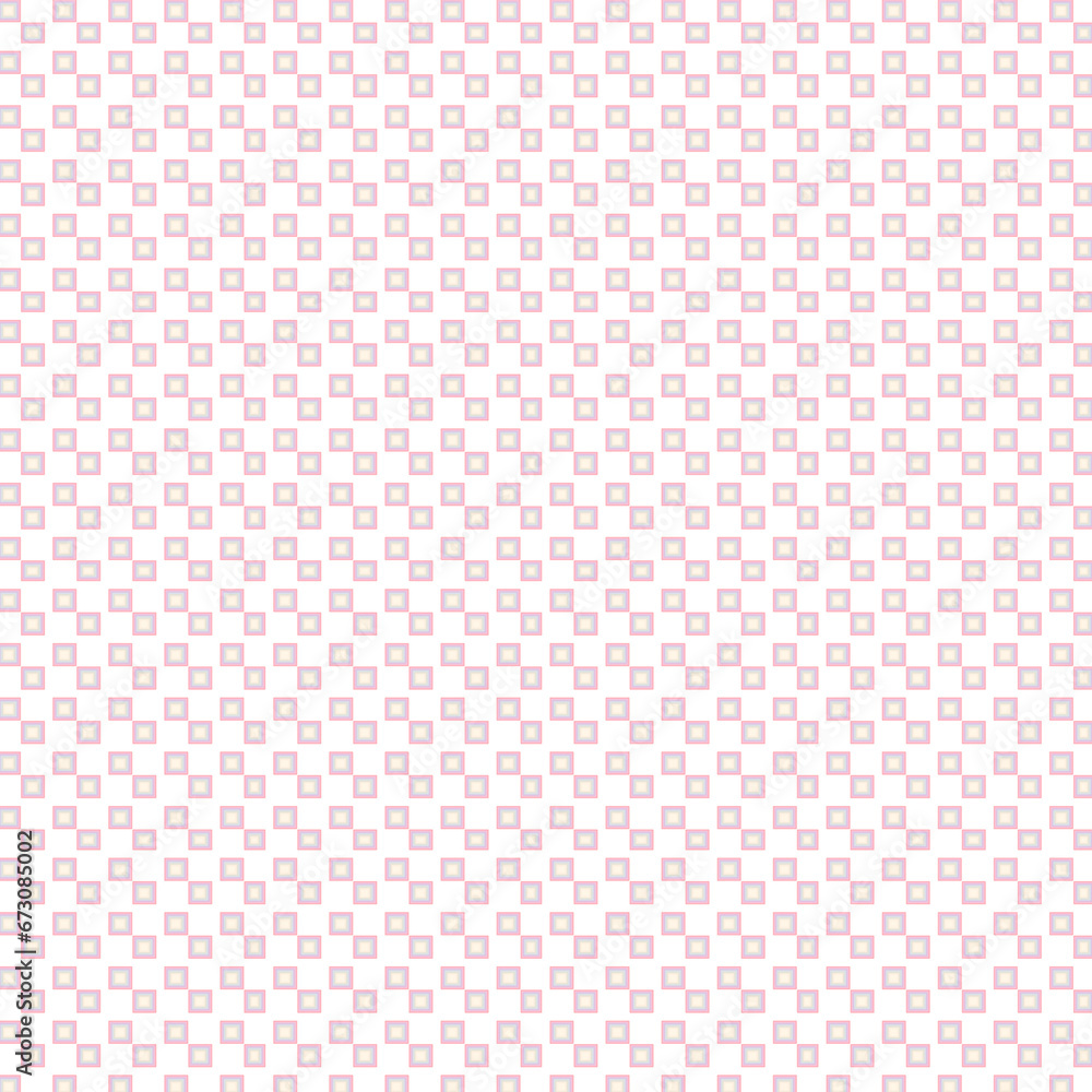 Pink square seamless pattern