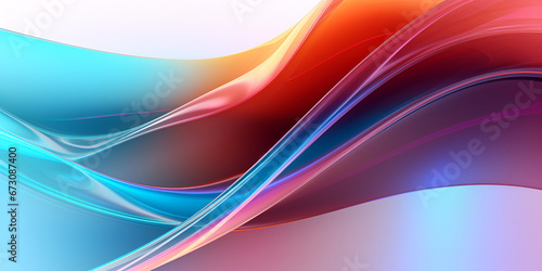 Colorful abstract background with 3d waves,,,,,A colorful wave with a background