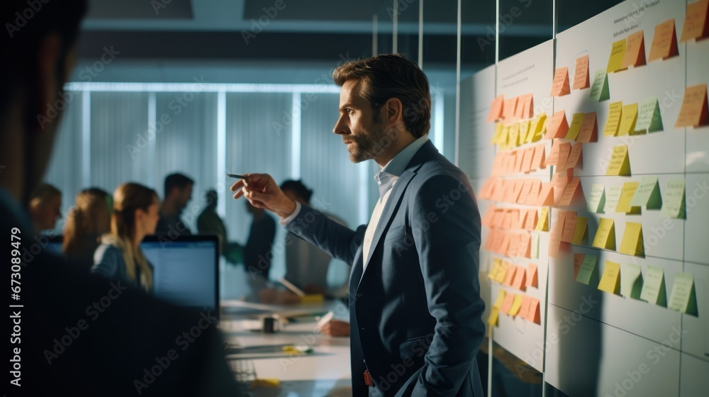 Businessman planning and strategy brainstorming. Businessman planning and strategy brainstorming.