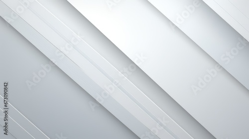 Abstract white background with diagonal straight lines