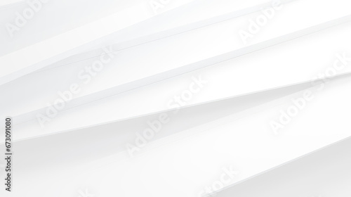 Abstract white background with diagonal straight lines photo