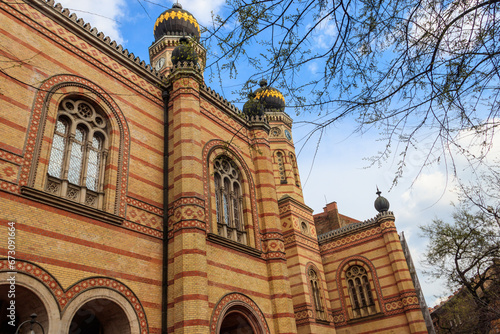 Dohany Street Synagogue also known as the Great Synagogue or Tabakgasse Synagogue in Budapest, Hungary photo