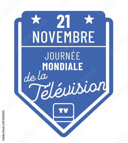 journée mondiale de la télévision le 21 novembre