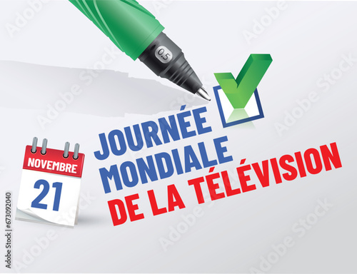 journée mondiale de la télévision le 21 novembre