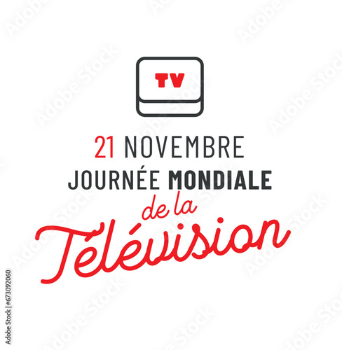 journée mondiale de la télévision le 21 novembre