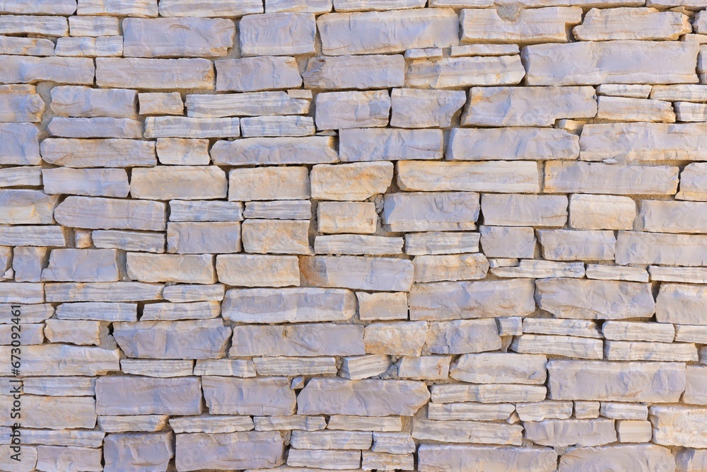 Obraz premium Close-up of a wall made of bricks