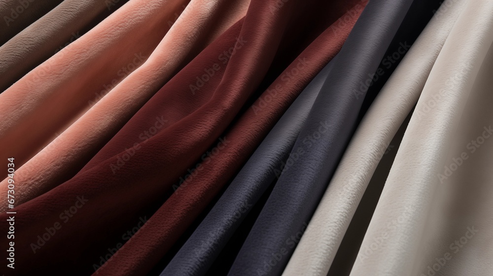 Fototapeta premium A soft, velvety suede fabric with a tactile texture