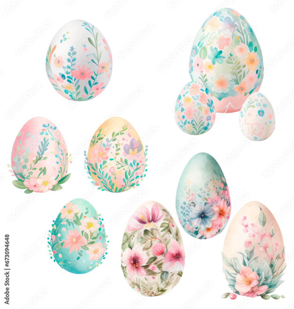 Floral spring templates with cute flowers and painted eggs. For romantic and easter design, announcements, greeting cards, posters, advertisement. Digital paper, easter wreath file Floral spring templates with cute flowers and painted eggs. For romantic and easter design, announcements, greeting cards, posters, advertisement. Digital paper, easter wreath file