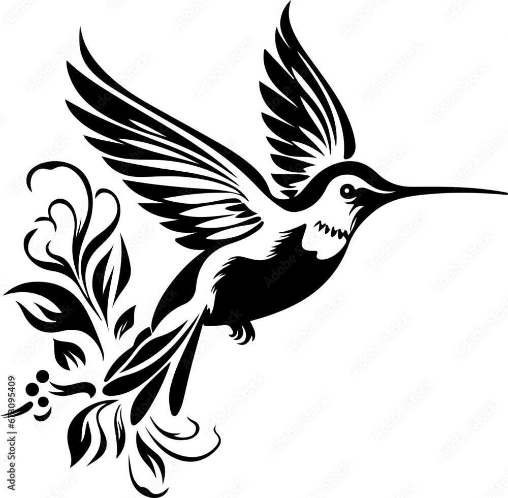 Hummingbird SVG, Bird SVG, Hummingbird Silhouette SVG, Hummingbird ...