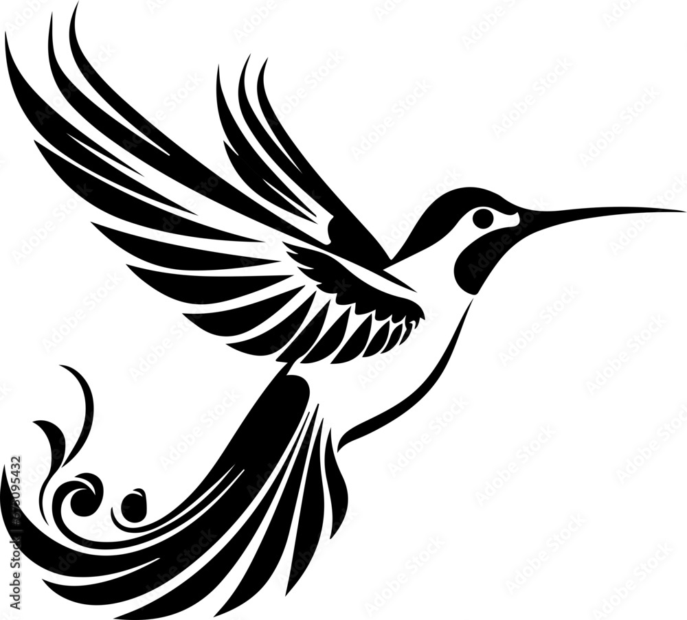 Hummingbird SVG, Bird SVG, Hummingbird Silhouette SVG, Hummingbird ...
