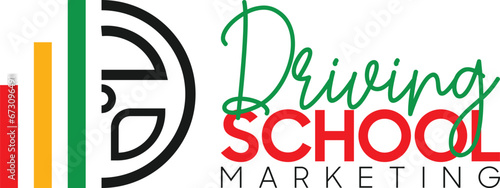 Driving School Marketing Logo Design